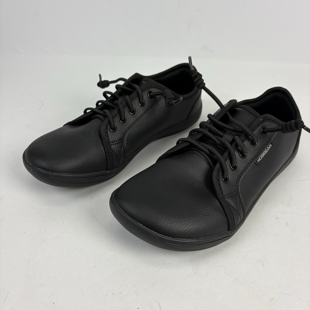 Hobibear Barefoot Shoes Black Minimalist Wide Toe Box Zero DropGym Sneaker W Sz9
